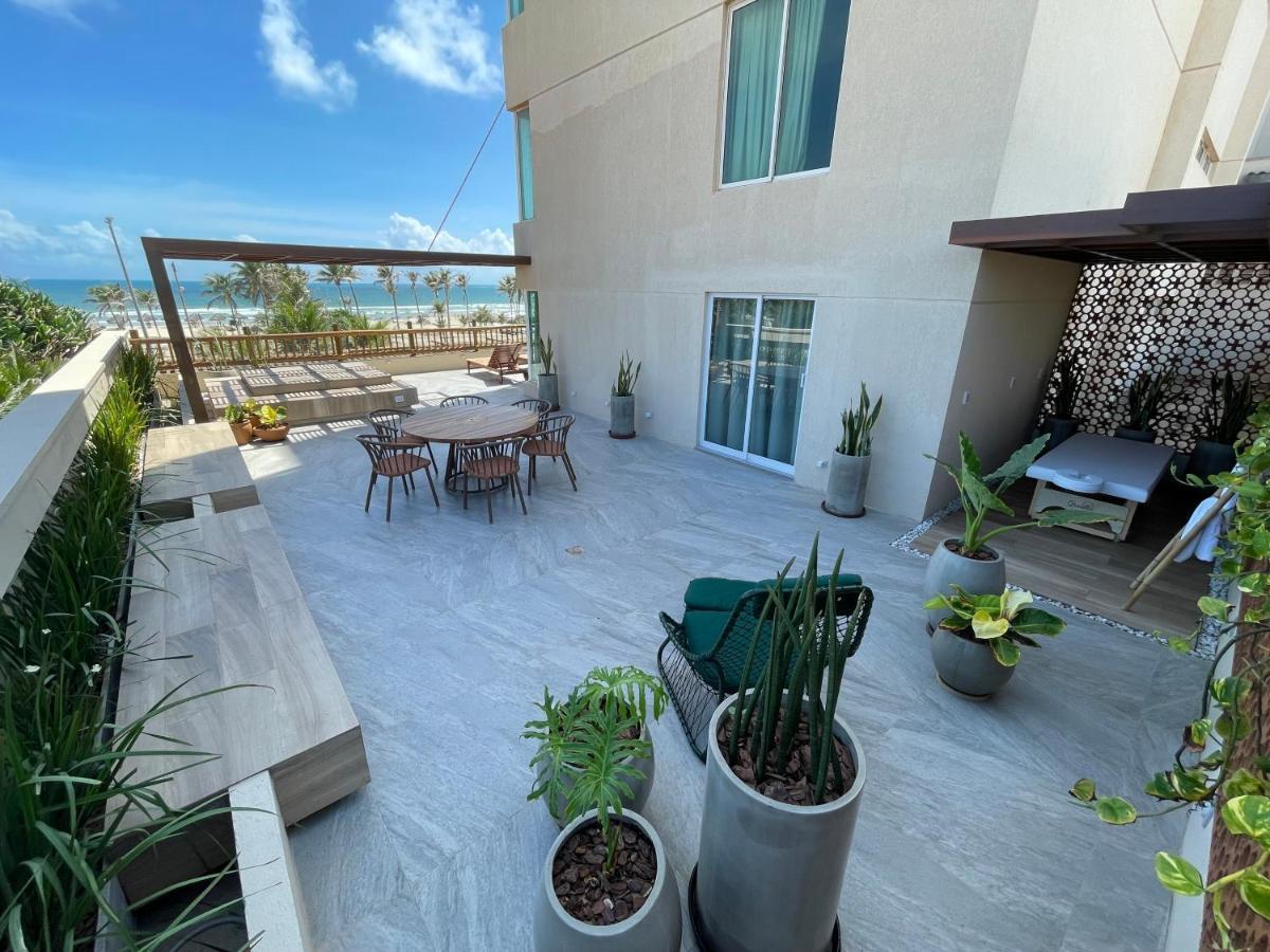 Gran Mareiro Hotel ฟอร์ตาเลซา ภายนอก รูปภาพ Rooftop terrace at a luxury hotel in Cancun, Mexico